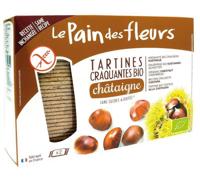 Pain Des Fleurs Tamme kastanje crackers bio 300 Gram - thumbnail