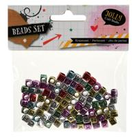 Kralenset Metallic Letters, 15 Gram Per Zak - thumbnail