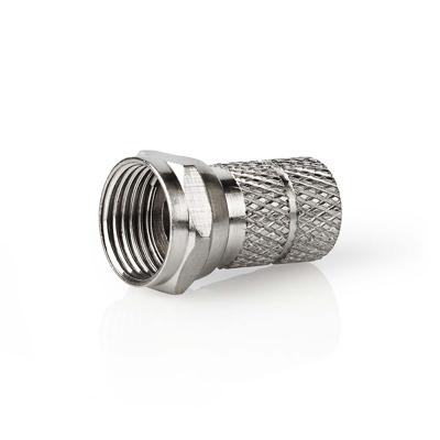 Nedis F-Connector | Male | Twist-On | 7.0 mm | Zilver | 5 Stuks | 1 stuks - CSGB41906ME CSGB41906ME