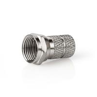 Nedis F-Connector | Male | Twist-On | 7.0 mm | Zilver | 5 Stuks | 1 stuks - CSGB41906ME CSGB41906ME - thumbnail