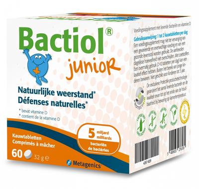 Metagenics Bactiol junior chew 60 Kauwtabletten
