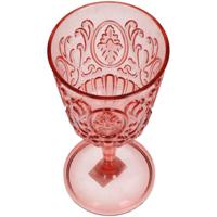 Wijnbeker 9.1x19 cm Roze/Transparant - thumbnail