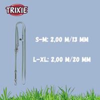 TRIXIE CITYSTYLE HONDENRIEM VERSTELBAAR PVC SALIE 200X1,3 CM - thumbnail