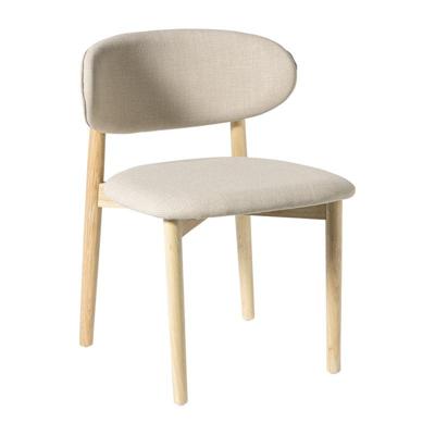 Eetkamerstoel Niki - wit - 78x55x54 cm