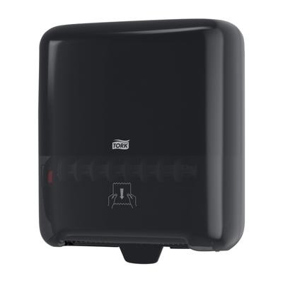 Handdoekroldispenser Tork H1 Elevation Matic zwart 551008 Handdoekroldispenser Tork H1 Elevation Matic zwart 551008