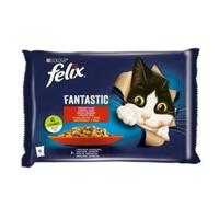 Felix Fantastic konijn, lam - nat kattenvoer 340g (4x 85g) - thumbnail