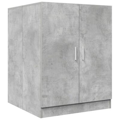 VidaXL Wasmachinekast 71x71,5x91,5 cm betongrijs