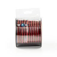 Speaker-Kabel | 2 x 2,50 mm2 | 15 m rond | Rood/Zwart