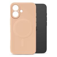 My Style Protective Flex Magsafe Compatible Case for Apple iPhone 16 Soft Pink - thumbnail