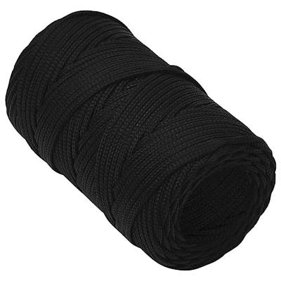VidaXL Werktouw 2 mm 250 m polyester zwart VidaXL Werktouw 2 mm 250 m polyester zwart