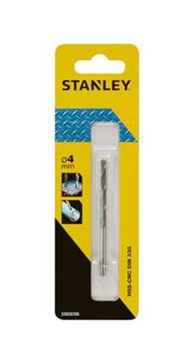Stanley metaalboor 4 mm HSS-CNC STA50706 Stanley metaalboor 4 mm HSS-CNC STA50706