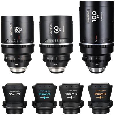 Laowa Proteus Flex 2X Anam. Bundle (35mm, 60mm, 100mm) - Arri PL+EF