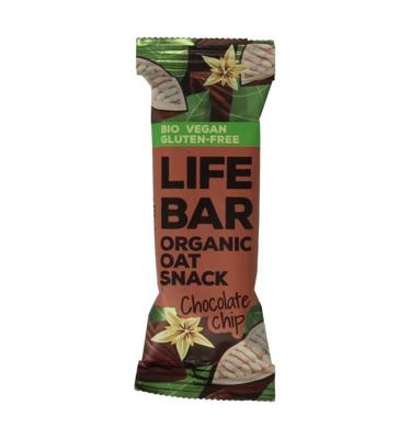 Lifebar oatsnack chocolate chip bio 40 Gram