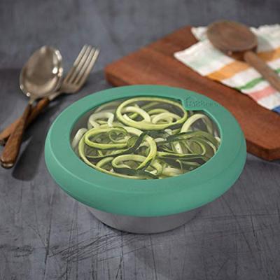 Food Huggers Siliconen deksel - gradual green - medium
