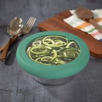 Food Huggers Siliconen deksel - gradual green - medium - thumbnail