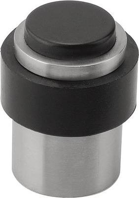 Formani Basics LB30 deurstop vloer/wand - mat RVS