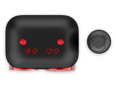 Karaokekit / Bluetooth-luidspreker en draadloze microfoon - Algemene voorwaarden - DIABLO, Magische stemeffecten, batterijduur van 8 uur, opladen via USB Karaokekit / Bluetooth-luidspreker en draadloze microfoon - Algemene voorwaarden - DIABLO, Magische stemeffecten, batterijduur van 8 uur, opladen via USB