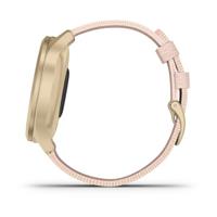 Garmin vivomove Style Champagne-Dust Rose, Fabric Smartwatch Roze - thumbnail