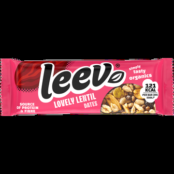 Leev Lovely lentil bar dates bio 30 Gram