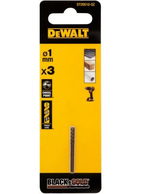 DeWalt Accessoires Black & Gold Metaalboor | 1 mm - DT20510-QZ