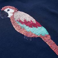 Kindershirt 128 marineblauw - thumbnail