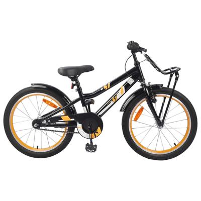 Kinderfiets 20 Inch voor 6-11 jaar oud Oranje Zwart