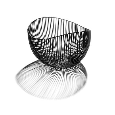 SERAX - Tale - Mand 31x29cm h21 zwart SERAX - Tale - Mand 31x29cm h21 zwart