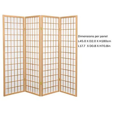 Fine Asianliving Japanse Kamerscherm B180xH180cm 4