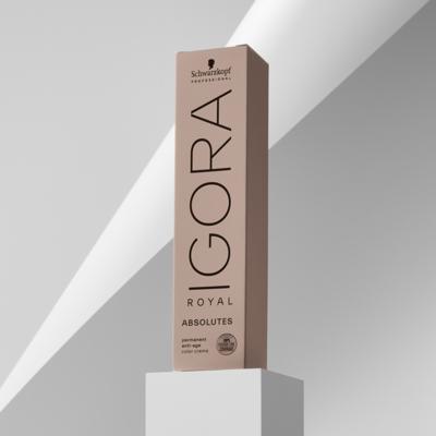 Schwarzkopf - Igora Absolutes Permanent Color Creme 7-50 Blond moyen doré naturel 60 ml