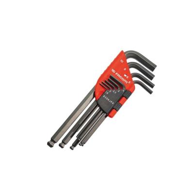 Facom 83SH.JP9A Lange Stiftsleutelset met kogelkop in houder - 9-delig