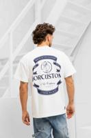 Jorcustom Ribbon Loose Fit T-Shirt Heren Wit/Donkerblauw - Maat L - Kleur: Wit | Soccerfanshop - thumbnail