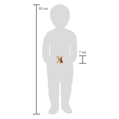 Small Foot - houten dieren kinderletter - x