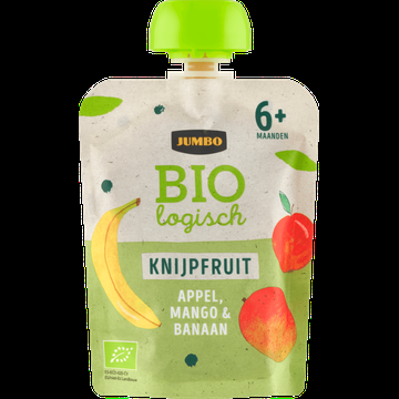 Jumbo Biologisch Knijpfruit Appel, Mango & Banaan 6+ Maanden 90 g