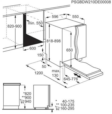 AEG 6000 SatelliteClean® - Inbouwvaatwasser FSB5361CZ AEG 6000 SatelliteClean® - Inbouwvaatwasser FSB5361CZ