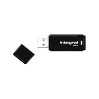 Integral USB 2.0 stick, 16 GB, zwart - thumbnail