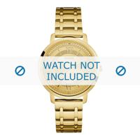 Guess horlogeband W0933L2 Montauk Staal Goud 18mm - thumbnail