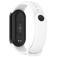 Siliconen bandje - Wit - Xiaomi Smart Band 8 & 9 - thumbnail