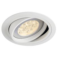 SLV 113540 New Tria 1 Inbouwlamp Halogeen, LED GU10 75 W Wit (mat) - thumbnail