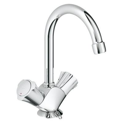Grohe Costa L wastafelkraan met ketting chroom 21337001 Grohe Costa L wastafelkraan met ketting chroom 21337001