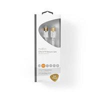 Netwerkkabel CAT6 S/FTP | RJ45 (8P8C) male - RJ45 (8P8C) male | 1,5 m | Wit - thumbnail