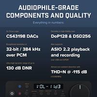 CREATIVE Sound Blaster X5 Hi-res 32bit/384kHz Externe USB DAC met volledig gebalanceerde Xamp Hoofdtelefoon Bi-amp, Bluetooth Ontvanger, RCA in/-out, TOSLINK Optische in/-out, Microfoon, Headset-in - thumbnail