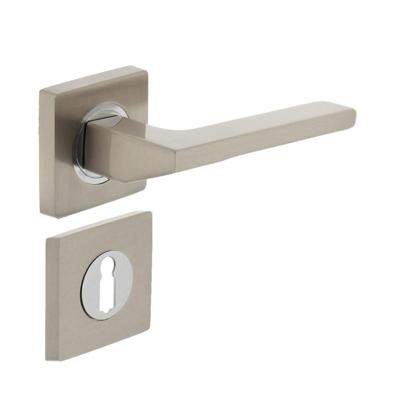 Intersteel Deurkruk Ben op vierkant rozet met sleutelrozetten - nikkel mat