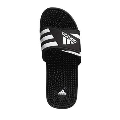 Adidas Adissage Slipper zwart wit