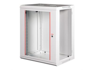 ROLINE 19” wandbehuizing Basic Plus 18U, 600x450 BxT grijs