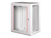 ROLINE 19” wandbehuizing Basic Plus 18U, 600x450 BxT grijs - thumbnail