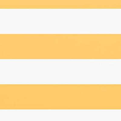 Balkonscherm 120x500 cm oxford stof wit en geel