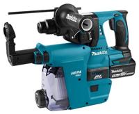 Makita DHR242RTJW Accu combihamer SDS-Plus 2,0J + stofafzuiging 18V 5.0Ah in Mbox - thumbnail