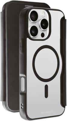 Vivanco MAG PREMIUM Booklet Apple iPhone 16 Pro Max Zwart Inductieve lading, Zanddicht, Spatwaterdicht, Stofdicht, Stootbestendig
