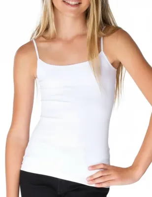 Meisjes hemdje spaghetti bandjes - Natasja - Microfiber - Onderhemd kind - aansluitend - singlet