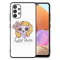 Telefoonhoesje Samsung Galaxy A32 4G | A32 5G Enterprise Editie Boho Skull - thumbnail